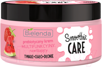 

Крем для тела Bielenda, Smoothie Care увлажняющий многофункц. пребиотик+клубника+арбуз
