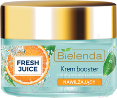 Крем для лица Bielenda Fresh Juice апельсин увлажняющий с биоактивной цитрусовой водой (50мл)