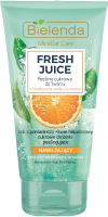 Скраб для лица Bielenda Fresh Juice апельсин увлажняющий сахарный (150г) - 
