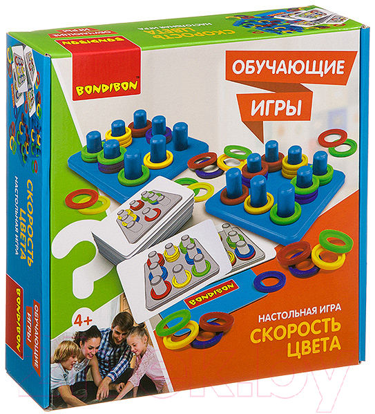 Настольная игра Bondibon Скорость цвета / ВВ3449