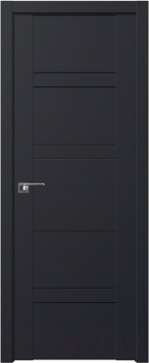 Дверь межкомнатная ProfilDoors Модерн 2.80U 60x200 (черный/стекло прозрачное)