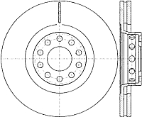 Тормозной диск Stellox 60204791VSX - 