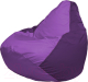 Бескаркасное кресло Flagman Груша Мега Super Г5.1-102 (сиреневый/фиолетовый) - 