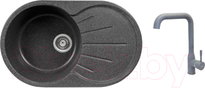 

Мойка кухонная Gerhans, A02 + смеситель KK4698-24