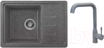 

Мойка кухонная Gerhans, B15 + смеситель KK4698-24