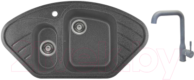 

Мойка кухонная Gerhans, E02 + смеситель KK4698-24