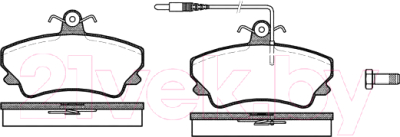 

Тормозные колодки Remsa, 040912
