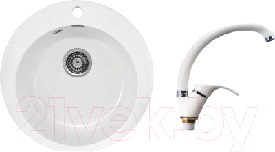 

Мойка кухонная Gerhans, A04 + смеситель LL5936B-18