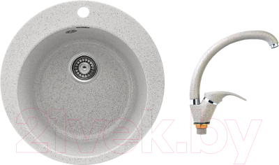 

Мойка кухонная Gerhans, A04 + смеситель LL5936B-19