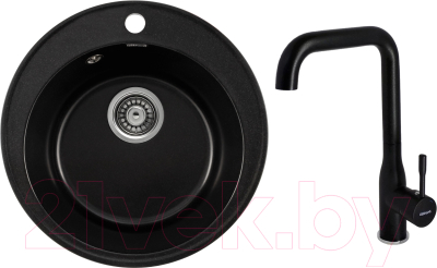 

Мойка кухонная Gerhans, A05 + смеситель KK4698-25