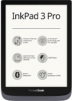 Электронная книга PocketBook 740 InkPad 3 Pro / PB740-2-J-CIS (Metallic Grey) - 