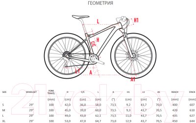 

Велосипед Wilier, 101X'19 XTR 1x12 Fox 32 SC Crossmax Pro / 101XXTR2BlackRedPRO