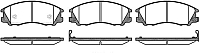 

Тормозные колодки Remsa, 077132