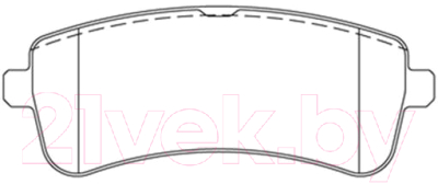 

Тормозные колодки Mercedes-Benz, A0004203700A