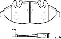 

Тормозные колодки, HP9675