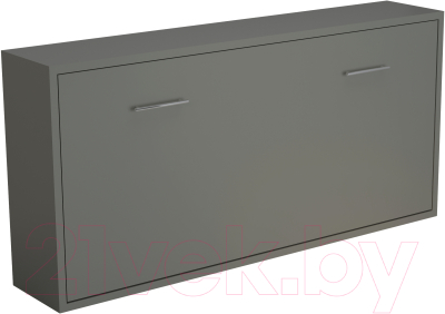 Шкаф-кровать трансформер Макс Стайл Wave 36мм 90x200 (серый пыльный U732 ST9)
