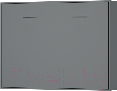 Шкаф-кровать трансформер Макс Стайл Wave 36мм 140x200 (серый пыльный U732 ST9)