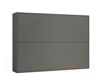 Шкаф-кровать трансформер Макс Стайл Wave 18мм 140x200 (серый пыльный U732 ST9)