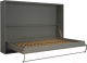 Шкаф-кровать трансформер Макс Стайл Wave 18мм 140x200 (серый пыльный U732 ST9) - 
