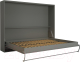 Шкаф-кровать трансформер Макс Стайл Wave 18мм 160x200 (серый пыльный U732 ST9) - 