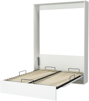 Шкаф-кровать трансформер Макс Стайл Studio 18мм 140x200 (белый базовый W908 ST2) - 