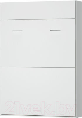 Шкаф-кровать трансформер Макс Стайл Studio 18мм 140x200 (белый базовый W908 ST2)