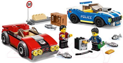 Конструктор Lego City Police Арест на шоссе 60242