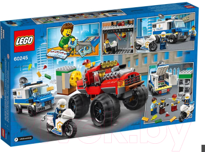 Конструктор Lego City Police Ограбление полицейского монстр-трака 60245