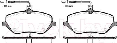 Тормозные колодки Remsa 110104