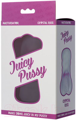 Мастурбатор для пениса ToyFa Juicy Pussy Crystal Rose / 894001