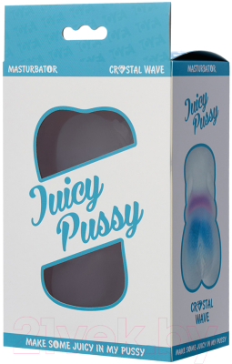 Мастурбатор для пениса ToyFa Juicy Pussy Crystal Wave / 894002