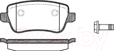 

Тормозные колодки Remsa, 117800