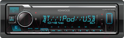 Бездисковая автомагнитола Kenwood KMM-BT306
