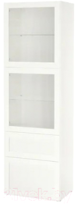

Шкаф-пенал с витриной Ikea, Бесто 593.008.79