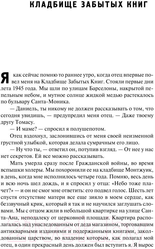 Художественная книга АСТ Тень ветра (Сафон К.) — фото 5