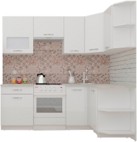 

Готовая кухня, ЭкоЛайт-5 1.2x2.1 правая