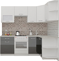 

Готовая кухня, ЭкоЛайт-5 1.2x2.1 правая