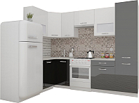 

Готовая кухня, ЭкоЛайт-5 1.2x2.6 правая