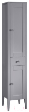 Шкаф-пенал для ванной Belux Афины П 35-01 (30, серый матовый)