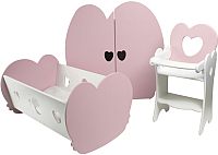 Набор аксессуаров для куклы Paremo Набор мебели / PFD120-21 (нежно-розовый) - 