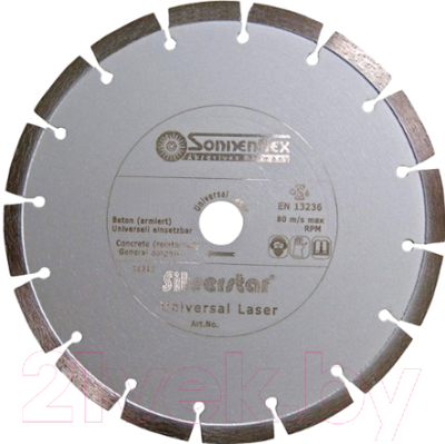 Отрезной диск алмазный Sonnenflex Universal Laser Silverstar 81001