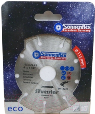 Отрезной диск алмазный Sonnenflex Universal Eco Silverstar 83101
