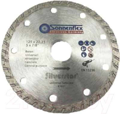 Отрезной диск алмазный Sonnenflex niversal Turbo Eco Silverstar 87631