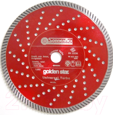 Отрезной диск алмазный Sonnenflex Universal Turbo Golden Star 81032