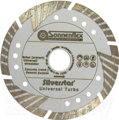 Отрезной диск алмазный Sonnenflex Universal Turbo Silverstar 87601