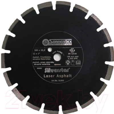 Отрезной диск алмазный Sonnenflex Silverstar 81505