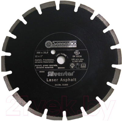 Отрезной диск алмазный Sonnenflex Silverstar 81006