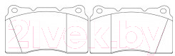 

Тормозные колодки NiBK, PN0150S