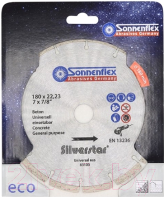 Отрезной диск алмазный Sonnenflex Universal Eco Silverstar 83103