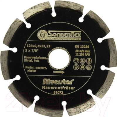 Отрезной диск алмазный Sonnenflex Silverstar 81072